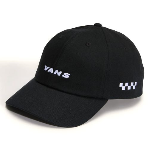 Bone Masculino Vans Check Side Curved Bill Jockey Black-V4601110270004- -1-